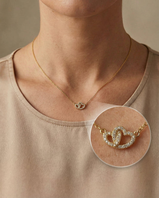 Colar Coração Eterno ❤️ Dourado